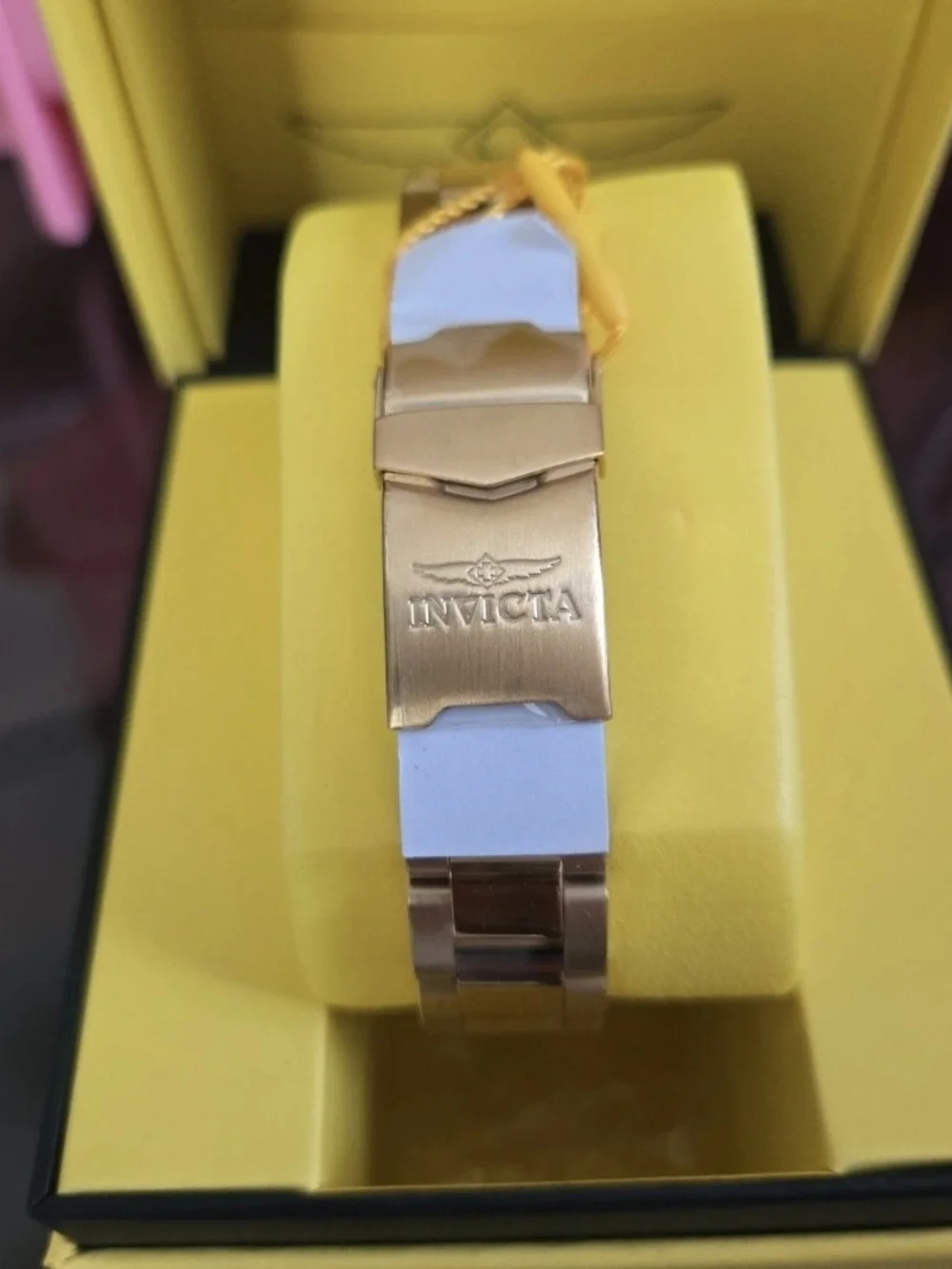 28438 Invicta Angel AustrianCrystal Bezel Watch Mother of Pearl Dial Womens 38mm